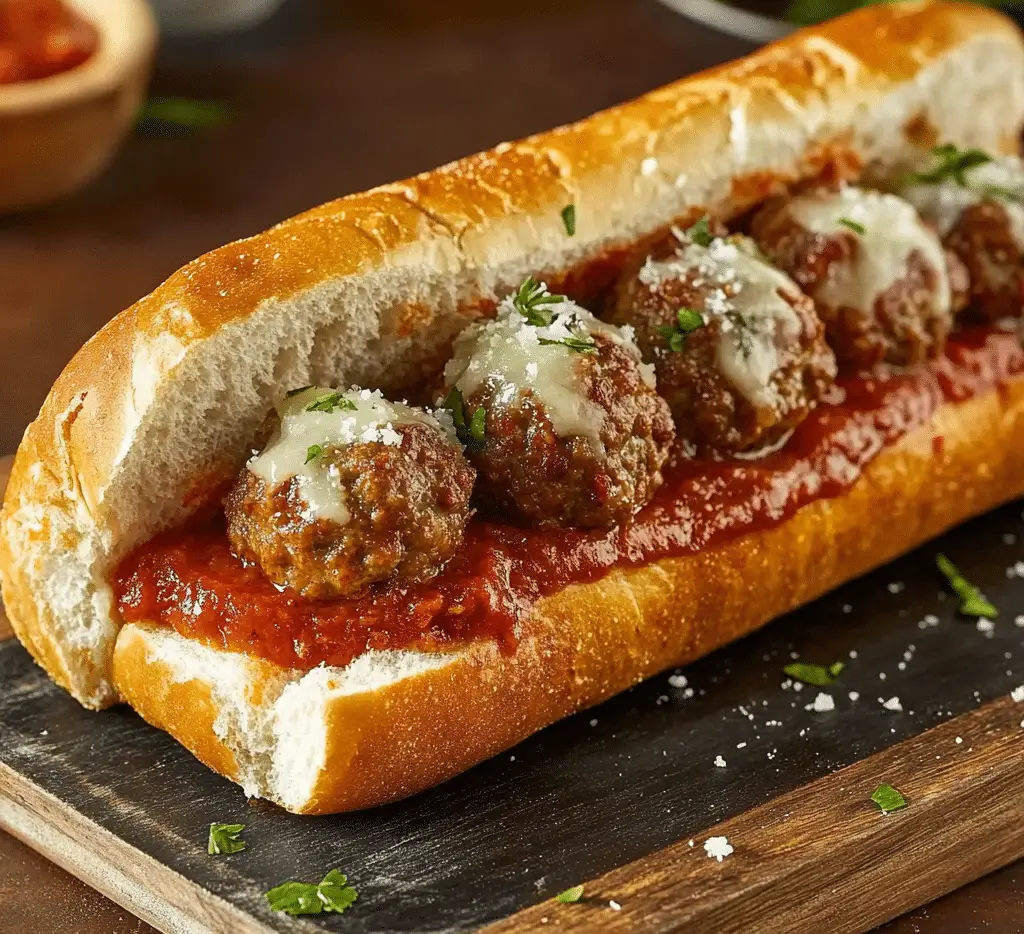 Italian Meatball Subs on Blackstone 2 Italian Meatball Subs on Blackstone