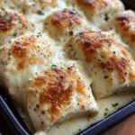 Chicken Alfredo Roll-Ups That Stretch with Cheese