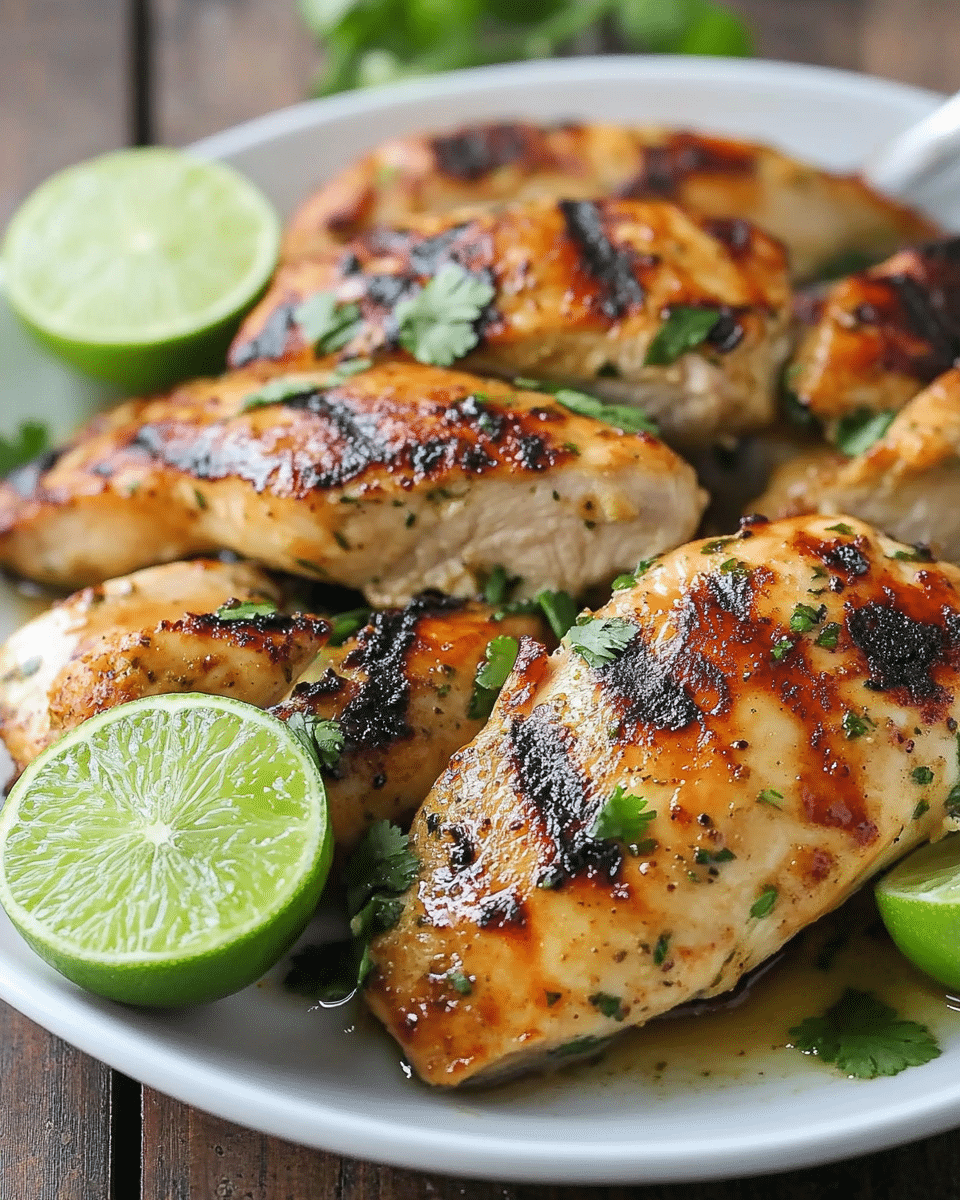 Easy Cilantro Lime Grilled Chicken Marinade 2 Easy Cilantro Lime Grilled Chicken Marinade