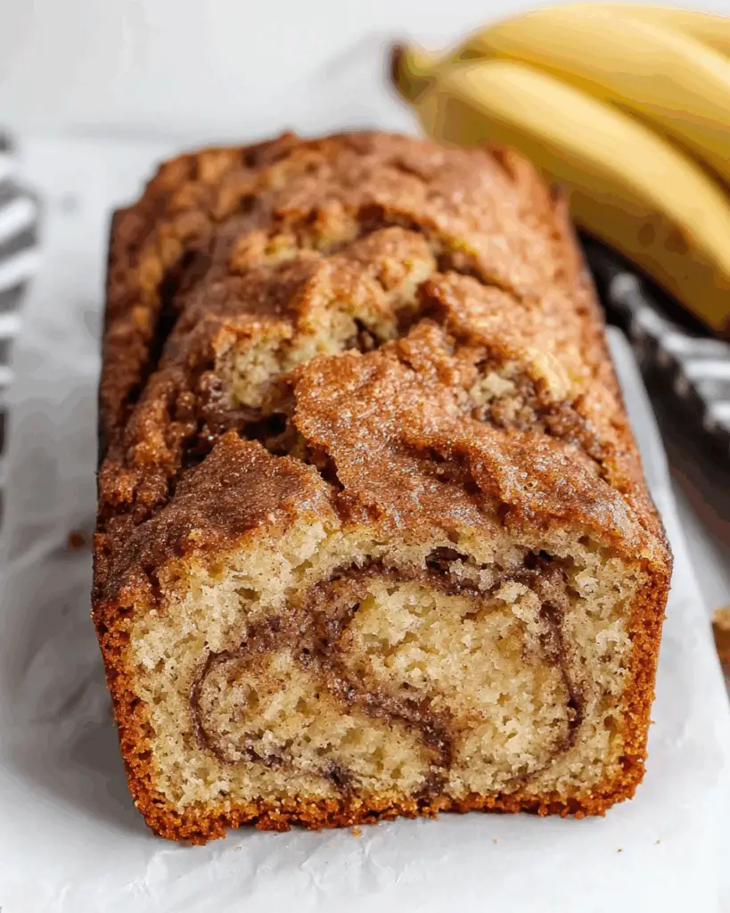 Classic Cinnamon Swirl Banana Bread