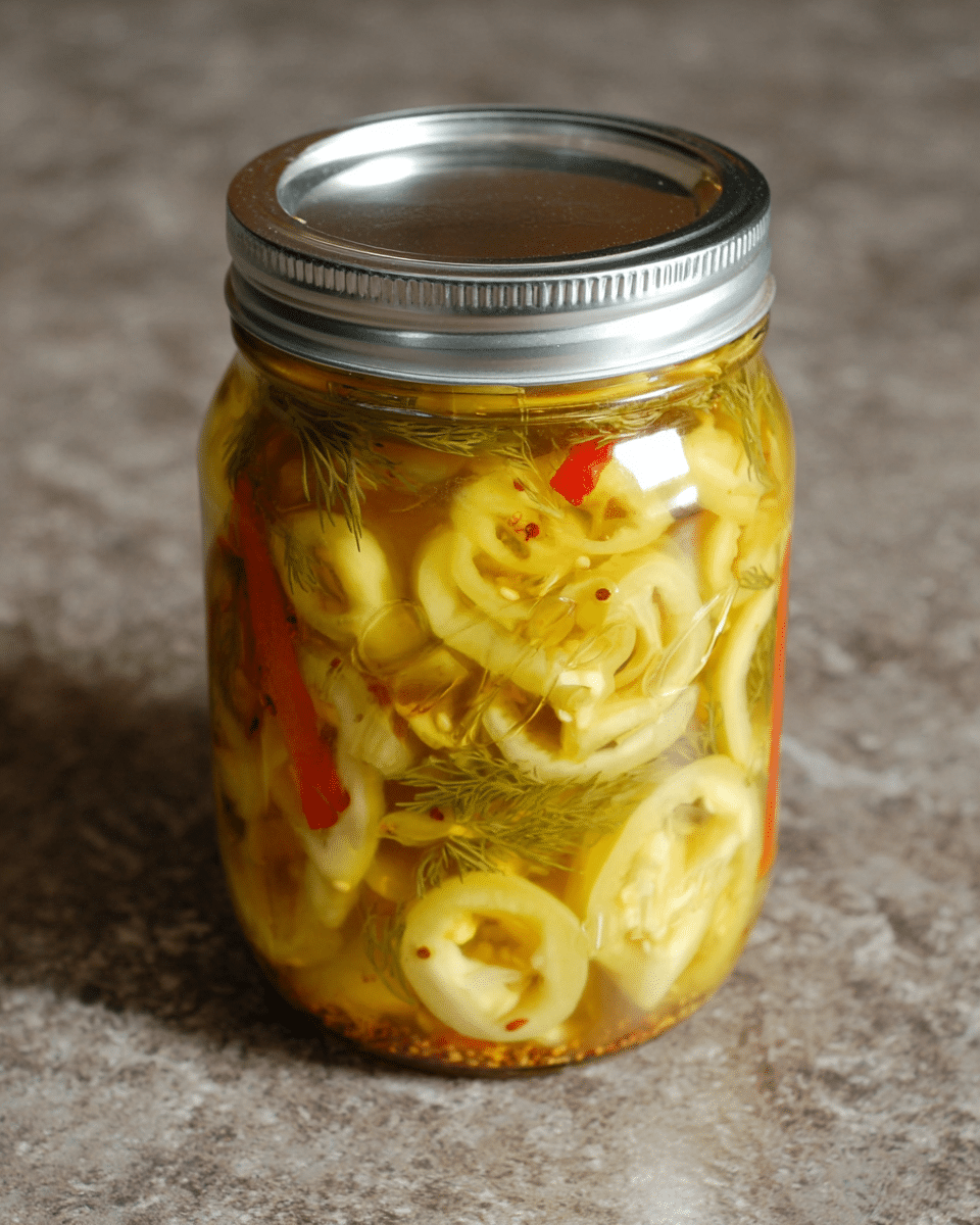 Pickled Banana Peppers – Zesty Homemade Snack