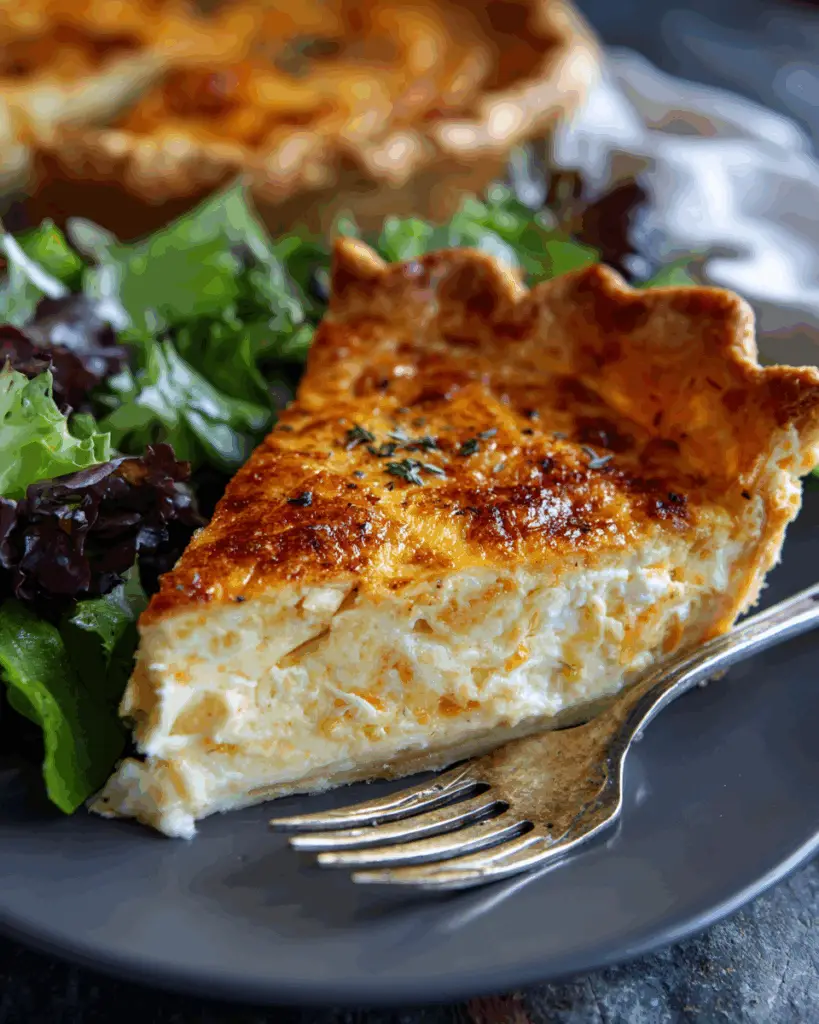 Triple Cheese Quiche – Cheddar, Feta & Gruyère Bliss