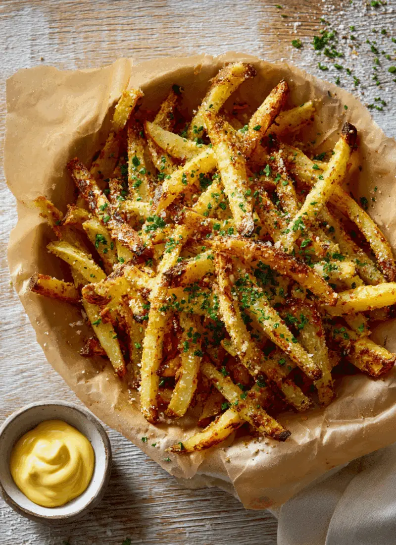 Crispy Kohlrabi Fries