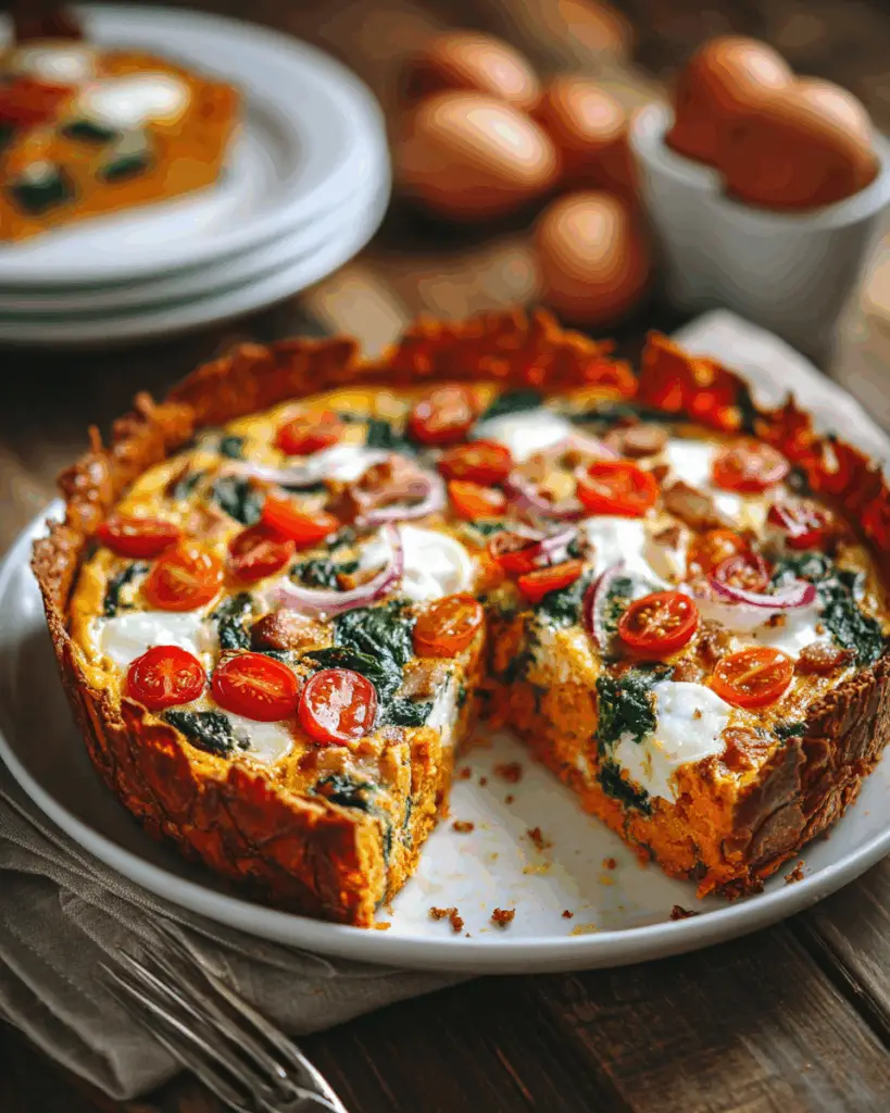 Sweet Potato Crust Quiche – Paleo-Friendly and Flavorful