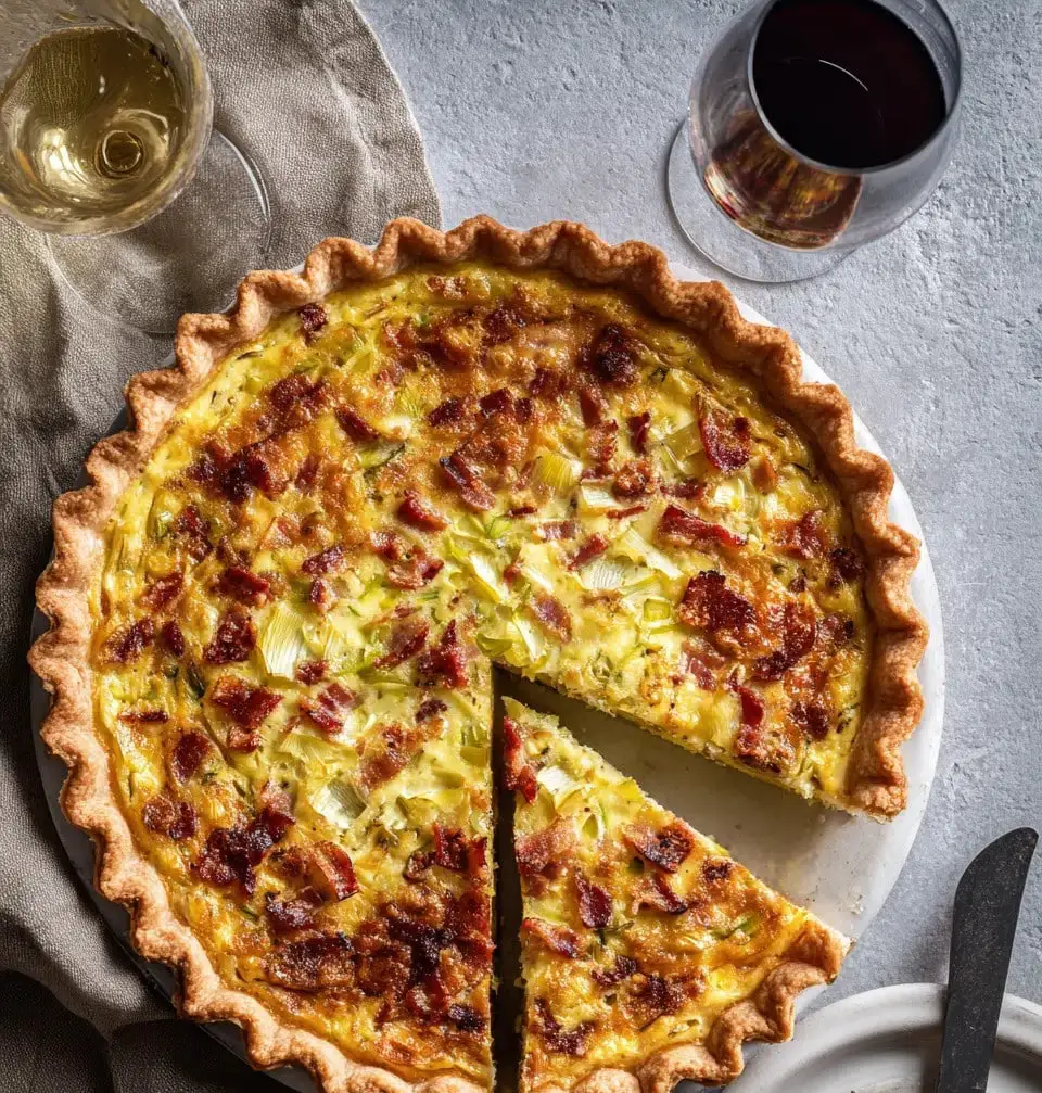 Bacon Leek Quiche