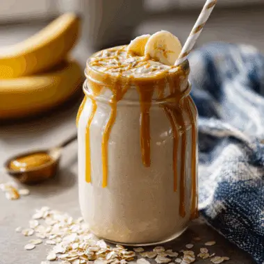Peanut Butter Banana Smoothie – Creamy, Energizing & Quick