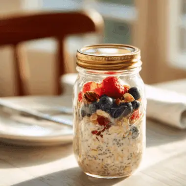 Mason Jar Overnight Oats