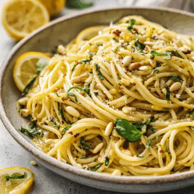 Lemon Basil Pasta