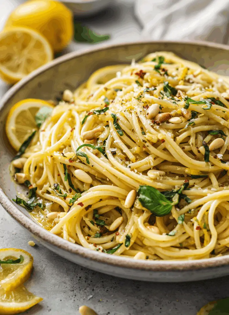 Lemon Basil Pasta