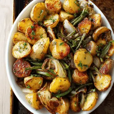 Roasted Potatoes with Garlic Scapes – Crispy & Flavorful 2 Roasted Potatoes with Garlic Scapes – Crispy & Flavorful