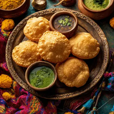 Matar Kachori – Flaky Snack Stuffed with Spiced Green Peas