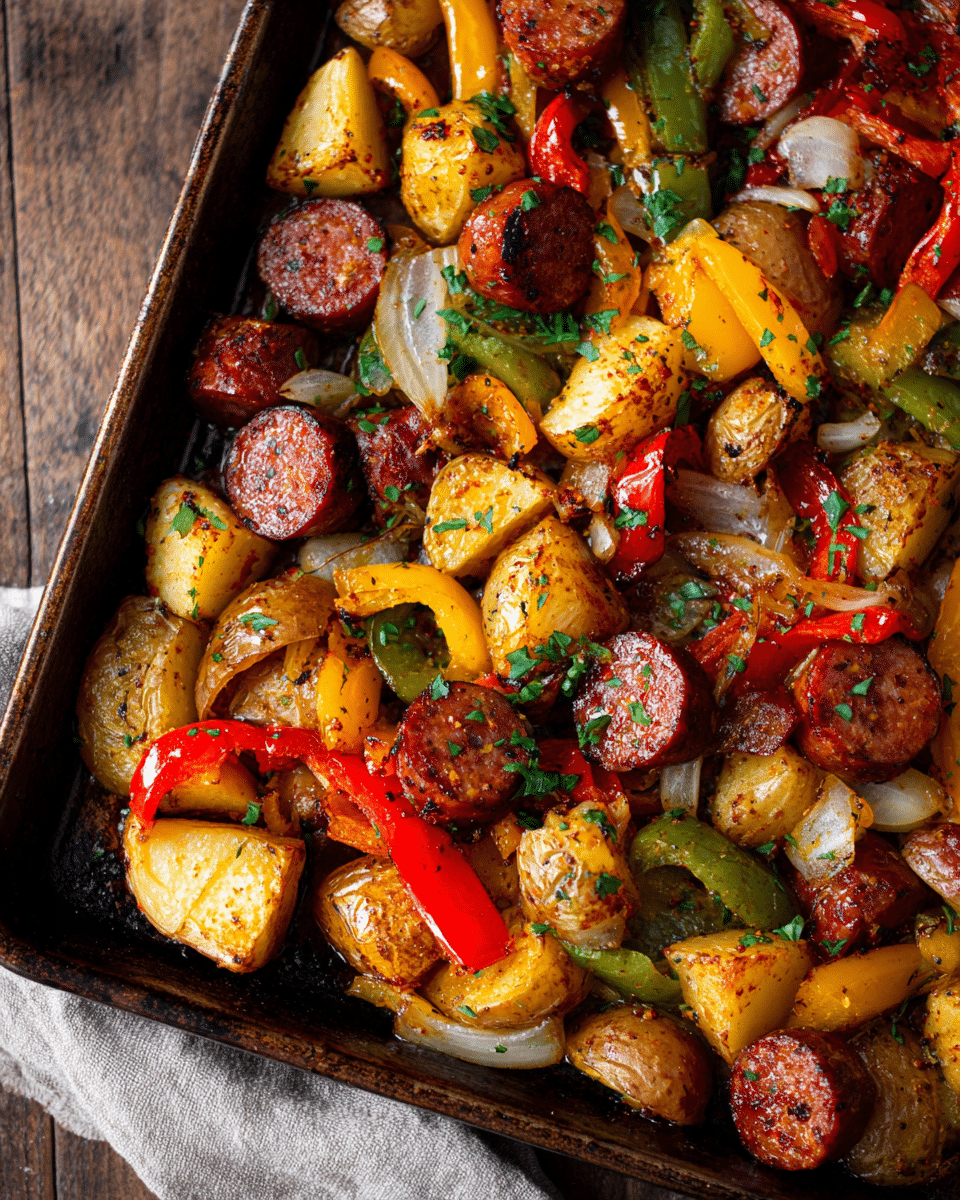 One-Pan Kielbasa and Potatoes 3 One-Pan Kielbasa and Potatoes