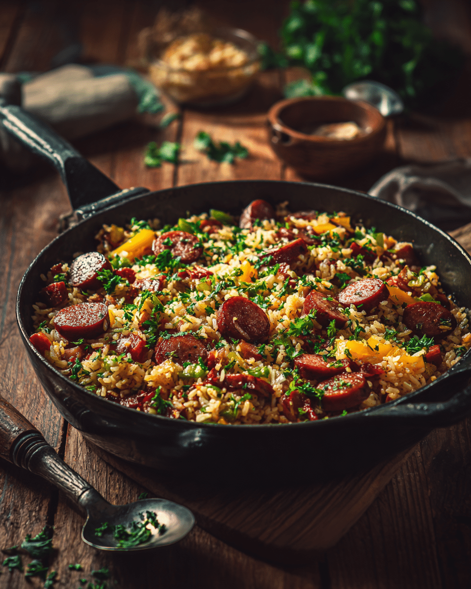 Kielbasa Dirty Rice