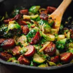 Kielbasa and Brussels Sprouts Stir-Fry