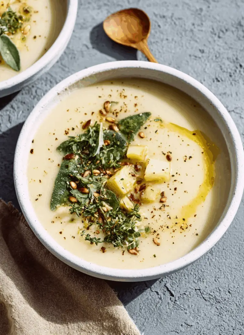 Creamy Kohlrabi Soup – Cozy, Light & Dairy-Free