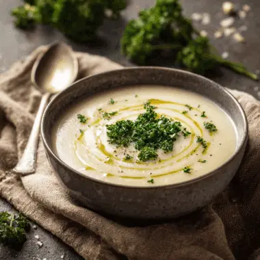 Creamy Kohlrabi Soup