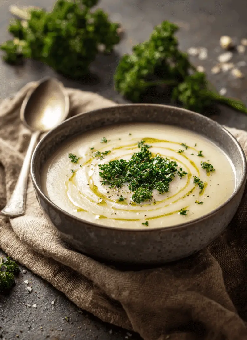 Creamy Kohlrabi Soup