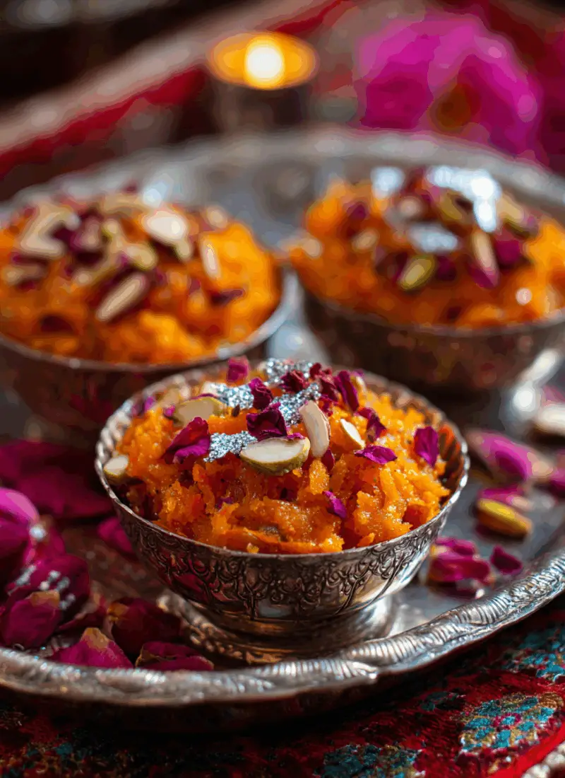 Gajar Halwa Cups – Carrot-Based Sweet with Rakhi Vibes
