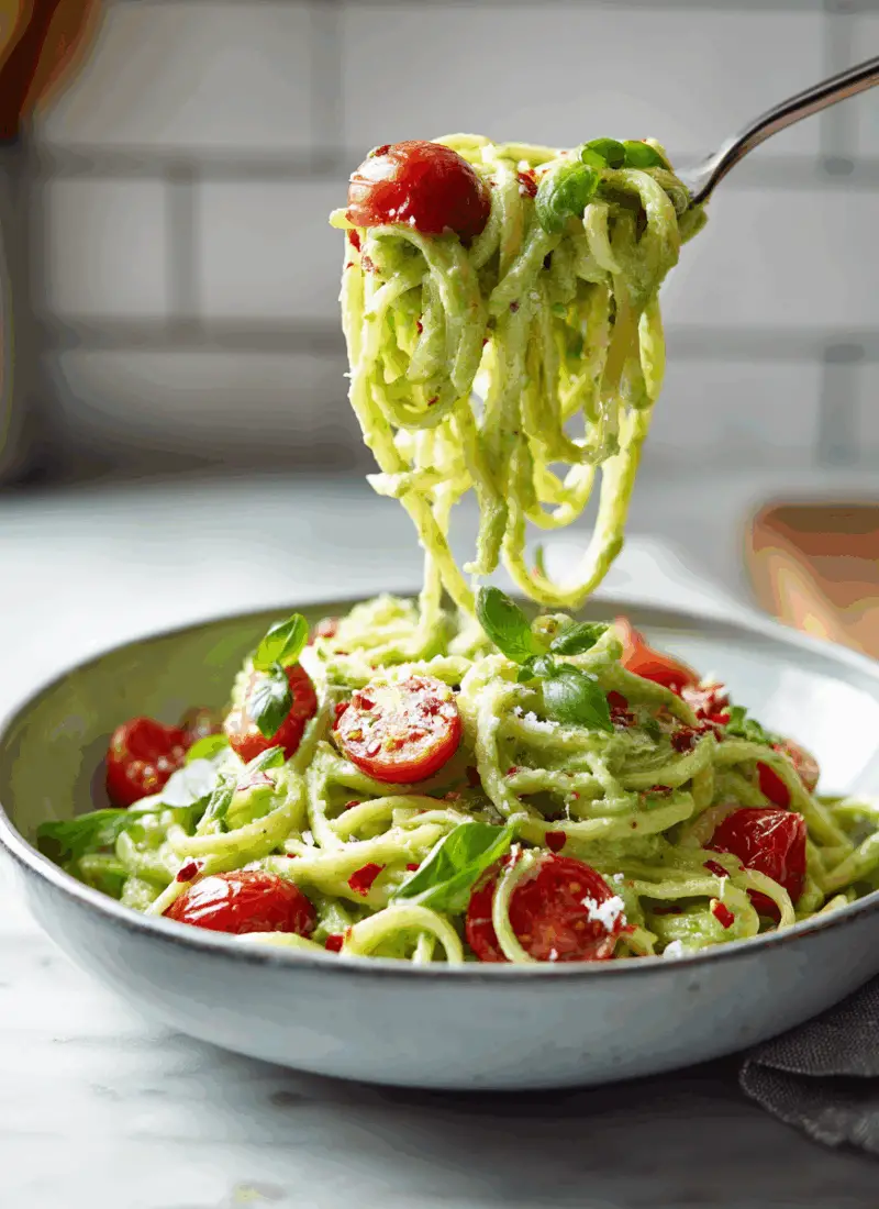 Creamy Avocado Pasta – Cool, Dairy-Free Summer Dish