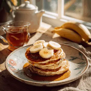 Banana Oat Pancakes – A Quick & Healthy Back to School Breakfast