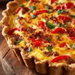 Chorizo Pepper Jack Quiche – Spicy and Bold Brunch Hit