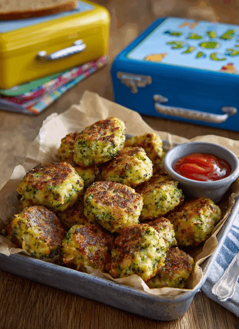 Broccoli Tots – A Crispy, Veggie-Packed Back to School Side