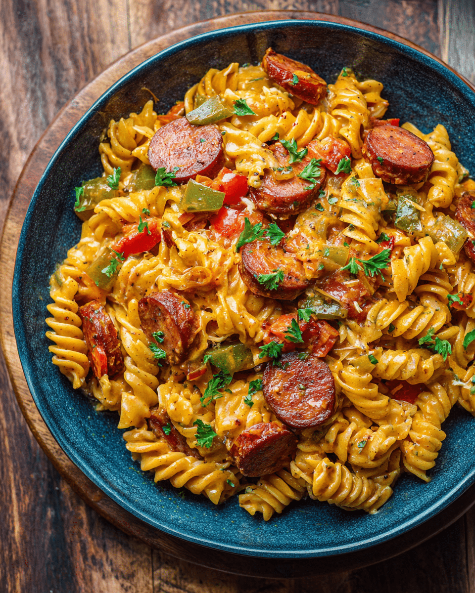 Cajun Kielbasa Pasta