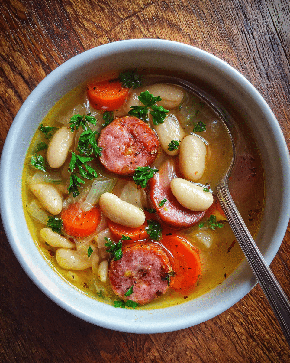 Kielbasa and White Bean Soup 3 Kielbasa and White Bean Soup