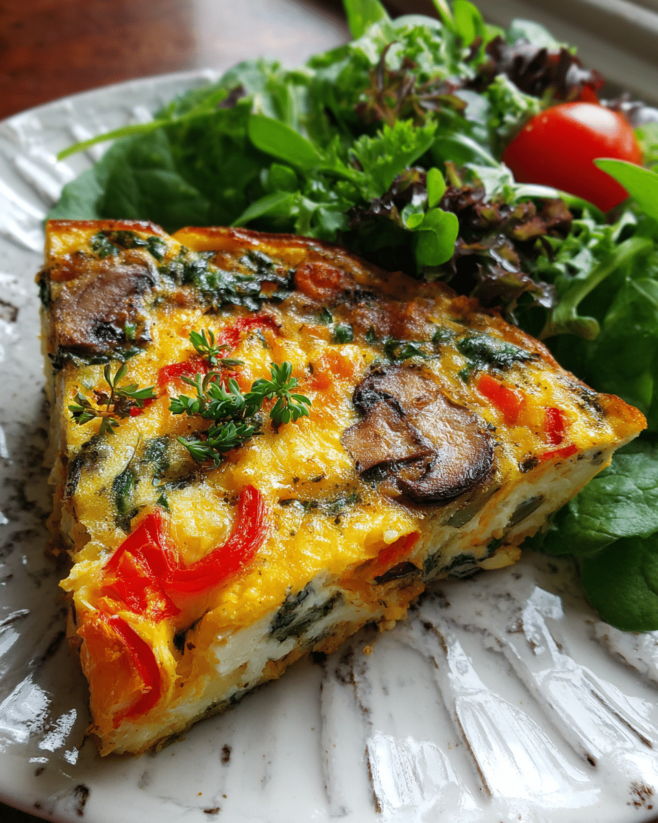 Crustless Veggie Quiche – Low-Carb & Gluten-Free Favorite