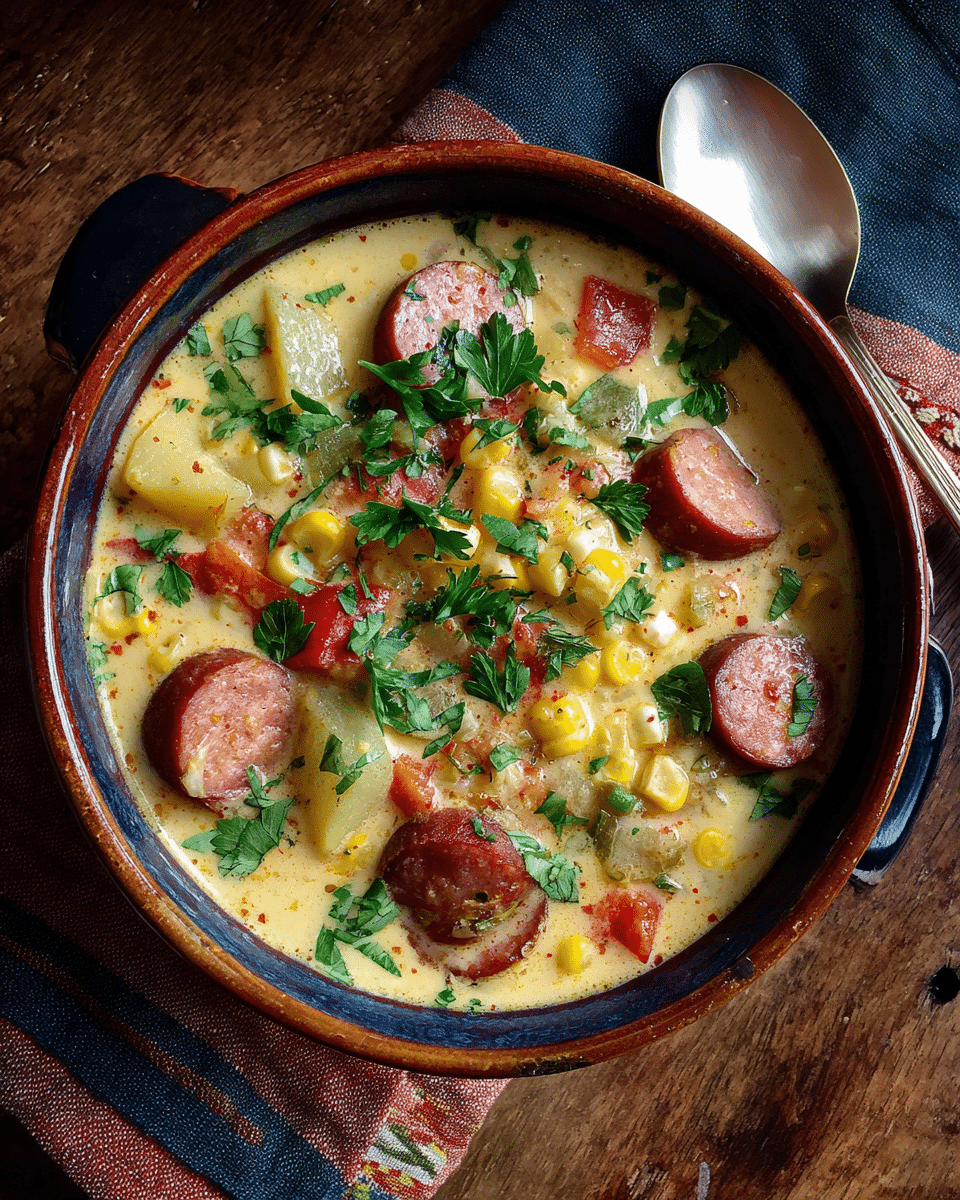 Kielbasa and Corn Chowder 3 Kielbasa and Corn Chowder