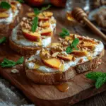 Famous Peaches & Ricotta Toast