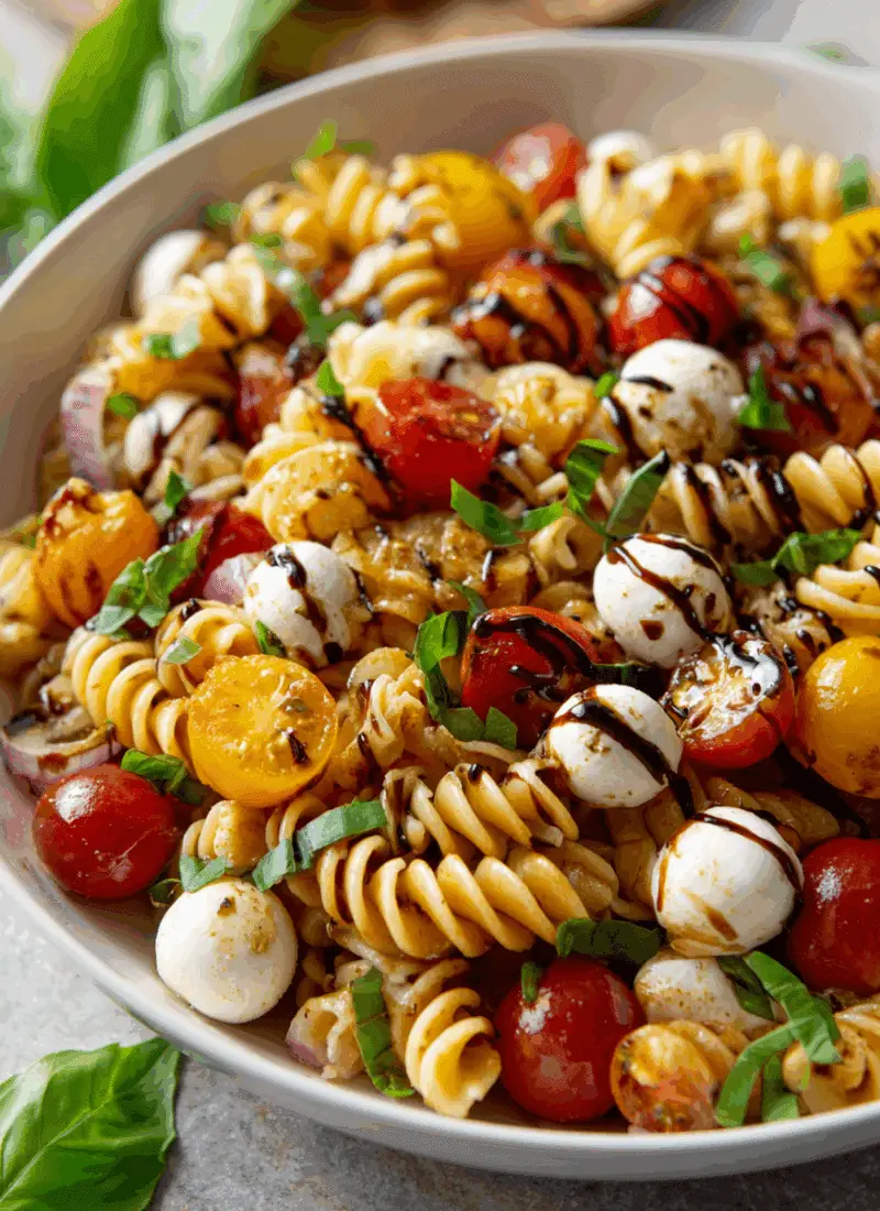 Caprese Pasta Salad – Fresh, Colorful & Make-Ahead