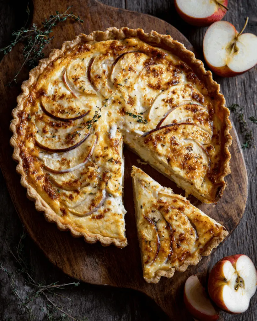 Apple Cheddar Quiche – Sweet and Savory in One Slice