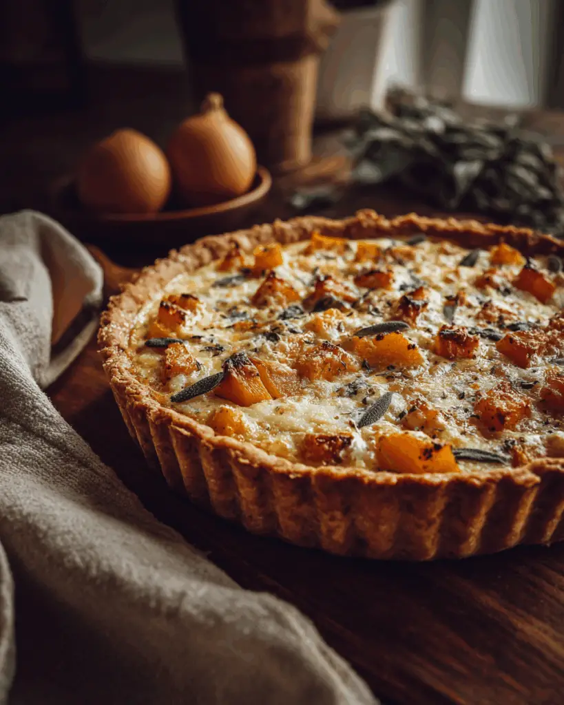 Butternut Squash & Sage Quiche – Cozy Fall Favorite