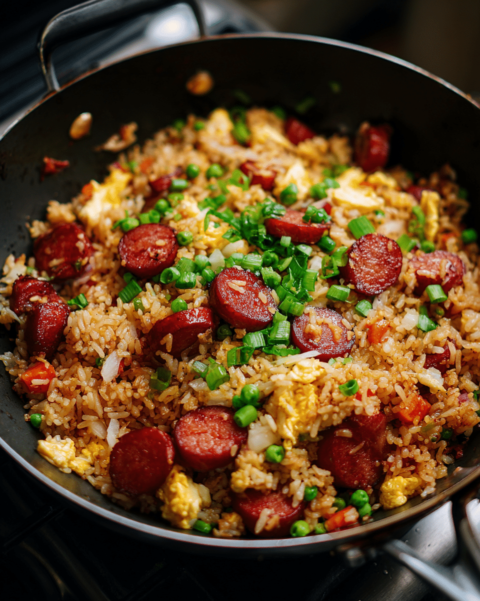 Easy Kielbasa Fried Rice