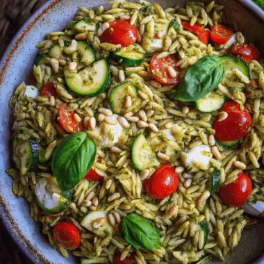 Pesto Orzo Salad – Easy, Herby & Perfect for Picnics 2 Pesto Orzo Salad – Easy, Herby & Perfect for Picnics