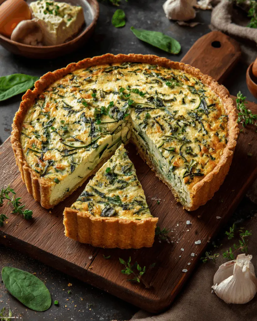 Herb Garden Quiche – Fresh, Fragrant & Vegetarian