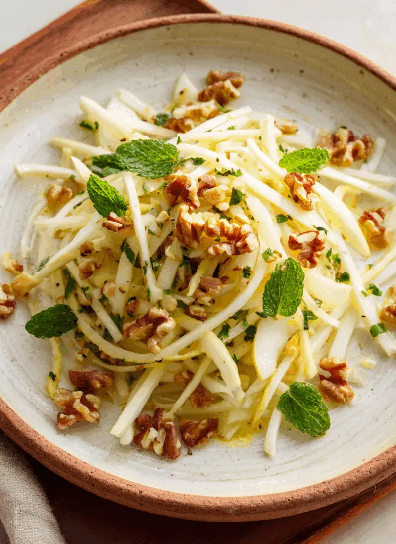Kohlrabi and Apple Salad