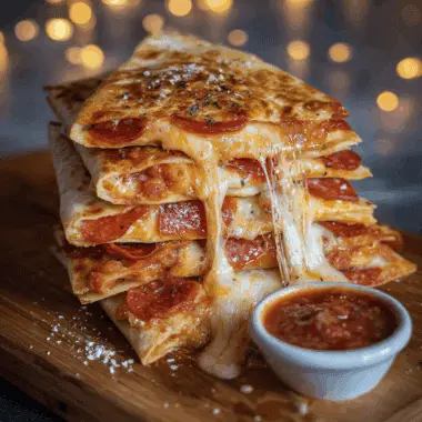 Pepperoni Pizza Quesadillas – Cheesy, Fast & College-Friendly