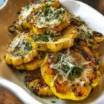 Garlic Parmesan Roasted Patty Pan Squash