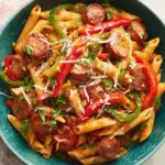 Easy Kielbasa and Peppers Pasta