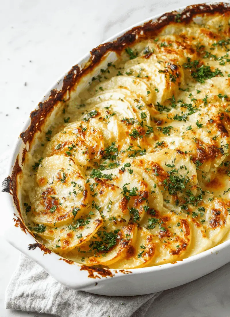 Cheesy Kohlrabi Gratin – Comforting Low-Carb Bake