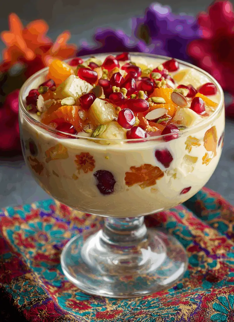 Fruit Custard Bowl – Colorful & Refreshing Dessert for Rakhi