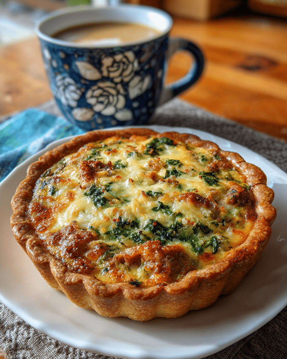 Sausage Spinach Quiche – Comfort Food in Every Bite