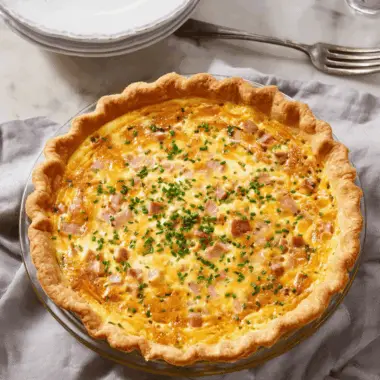 Ham & Cheese Quiche – Perfect for Weekend Brunch 3 Ham & Cheese Quiche – Perfect for Weekend Brunch