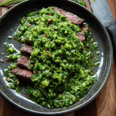 Garlic Scape Chimichurri – Zesty Herb Sauce for Grilled Meats 2 Garlic Scape Chimichurri – Zesty Herb Sauce for Grilled Meats