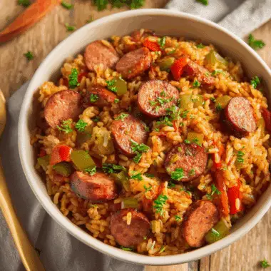 Kielbasa Dirty Rice 2 Kielbasa Dirty Rice