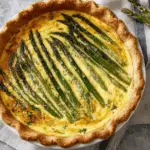 Asparagus Gruyère Quiche – Elegant Spring Brunch Option