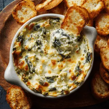 Spinach Artichoke Dip – Creamy Crowd-Pleasing Football Food