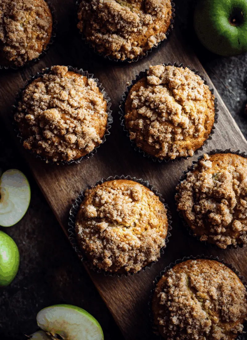 Cinnamon Apple Crumble Muffins – Soft, Cozy & September-Favorite Treat